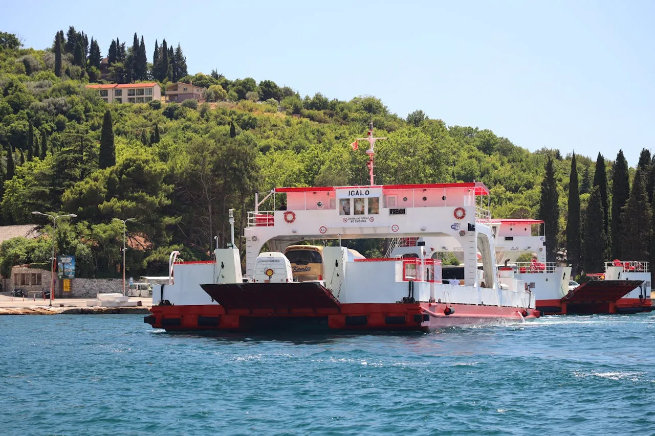 Igalo spa town and the Adriatic coastline